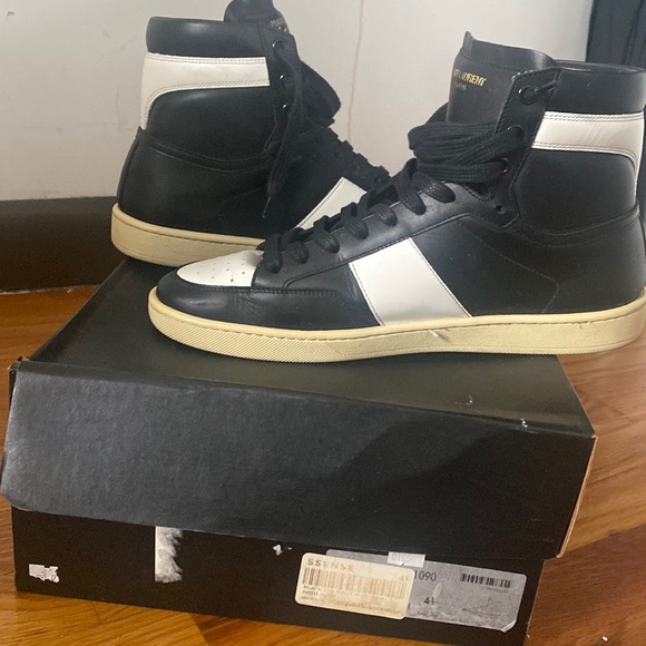 Saint Laurent COURT CLASSIC SL/10H SNEAKERS IN LEATHER - Picture 3 of 3